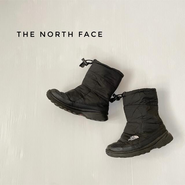 THE NORTH FACE(ザノースフェイス)の【THE NORTH FACE】ザ　ノースフェイス　キッズ用ブーツ　黒　18cm キッズ/ベビー/マタニティのキッズ靴/シューズ(15cm~)(ブーツ)の商品写真