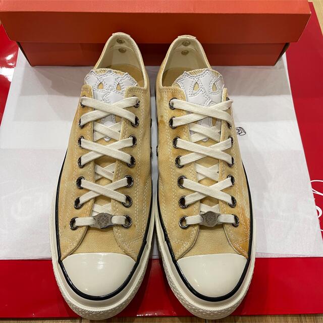 Chrome Hearts(クロムハーツ)の新品 レア クロムハーツ コンバース converse クロスパッチ US9 メンズの靴/シューズ(スニーカー)の商品写真