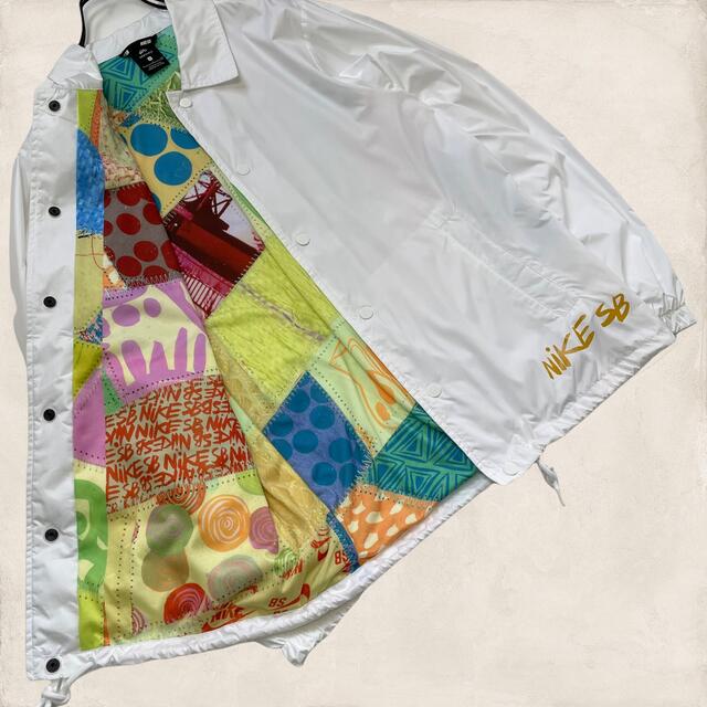 NIKE - 美品 NIKE SB コーチジャケット パッチワーク マルチ NIKE - 美品 NIKE SB コーチジャケット パッチワーク マルチ