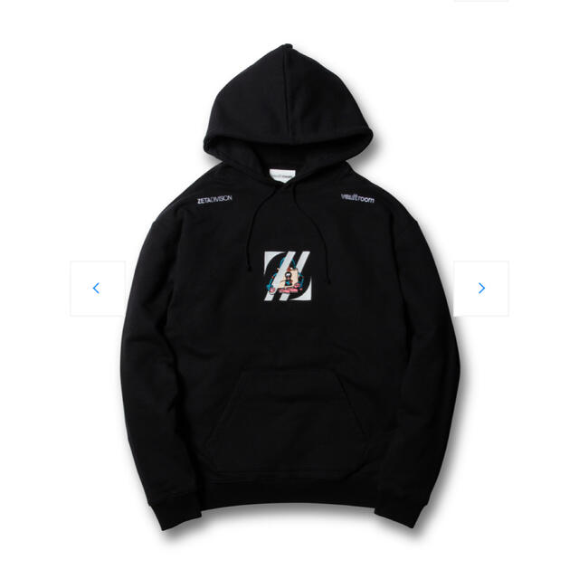 ZETA DIVISION x vaultroom HOODIE / BLACK メンズのトップス(パーカー)の商品写真