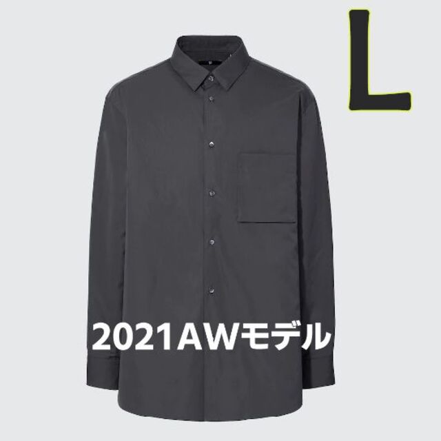 【新品】＋J スーピマコットンシャツ L 2021AW グレー