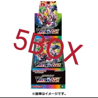 ポケモン(ポケモン)のポケモンカード VMAX クライマックス シュリンク付き 5BOX(Box/デッキ/パック)