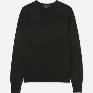 ユニクロ(UNIQLO)のユニクロ　エクストラファインメリノクルーネックセーター(ニット/セーター)