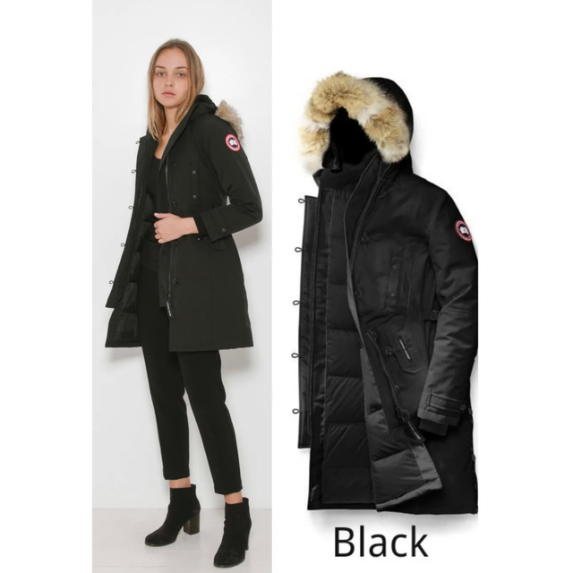 CANADA GOOSE(カナダグース)の美品　カナダグース　ケンジントンパーカー　正規品　カナダサイズXS  レディースのジャケット/アウター(ダウンコート)の商品写真