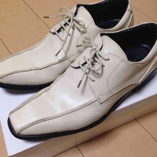 紳士靴 ホワイト(ドレス/ビジネス)