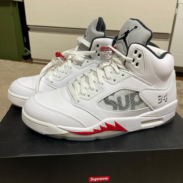 メンズ27.5 supreme NIKE AIR JORDAN 5