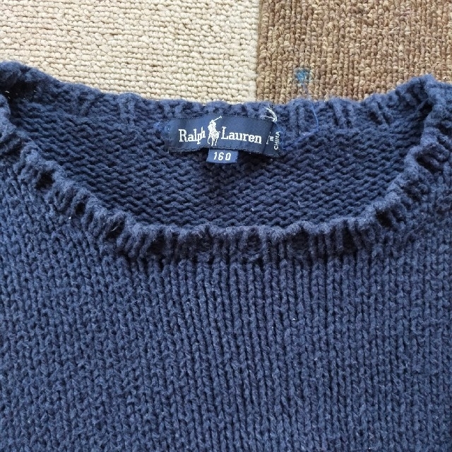 Ralph Lauren(ラルフローレン)のラルフローレン　親子コーデ　星条旗　アメリカ　セーター　3点セット　 キッズ/ベビー/マタニティのベビー服(~85cm)(ニット/セーター)の商品写真