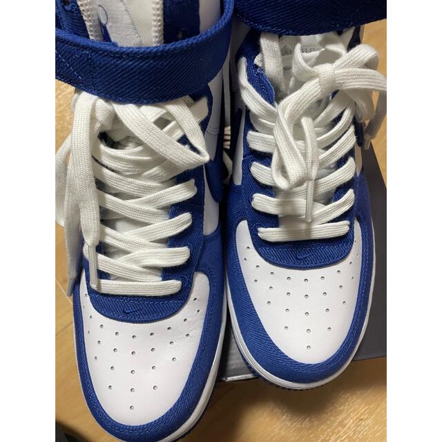 NIKE AIR FORCE1 HIGH EMB DODGERS 24.5靴/シューズ