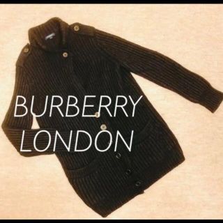 バーバリー(BURBERRY)の【美品】BURBERRY LONDON  肉厚　ニットカーディガン(カーディガン)