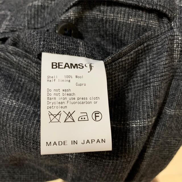 ネット通販激安 BEAMS F グレンチェックスリーピーススーツ