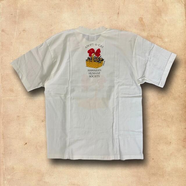 貴重 90s【crazy shirt】クリバンキャット プリントTシャツTシャツ/カットソー(半袖/袖なし)
