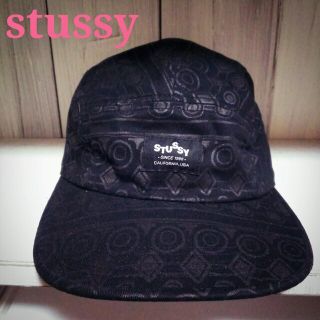 ステューシー(STUSSY)のstussy☆ブラックジェット (キャップ)