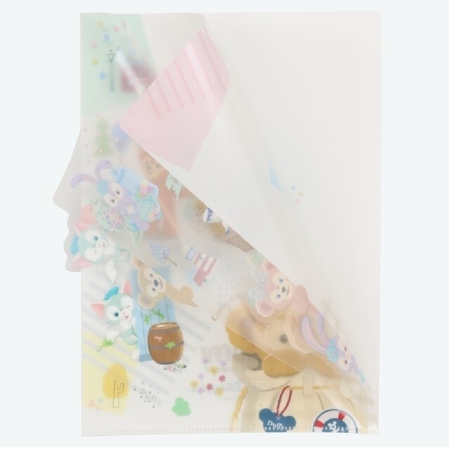 【ご予約品】ダッフィーフレンズ クリアファイル ② ③