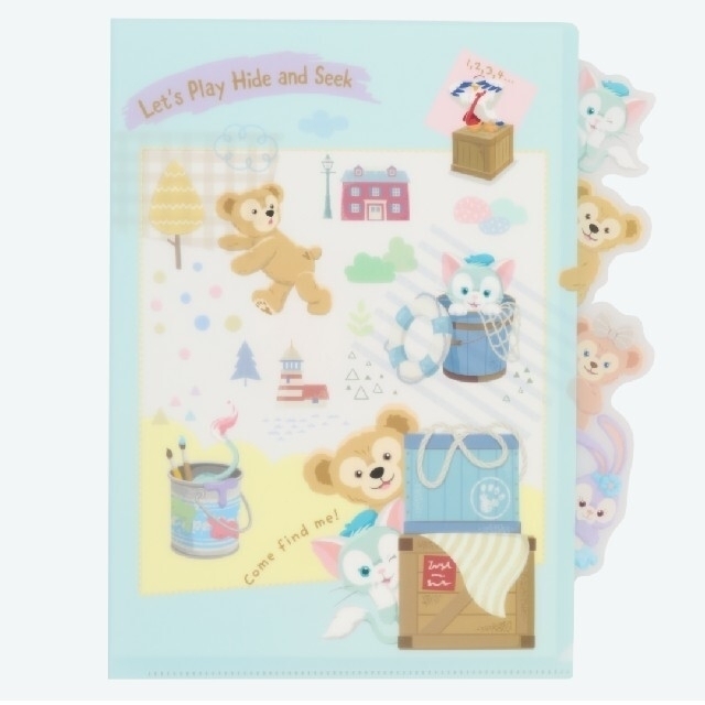 【ご予約品】ダッフィーフレンズ クリアファイル ② ③