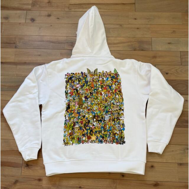 Supreme(シュプリーム)の【Mサイズ】 Kith Simpsons Hoodie WHITE メンズのトップス(パーカー)の商品写真