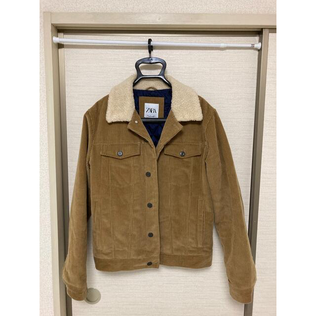 ZARA コーデュロイボアジャケット