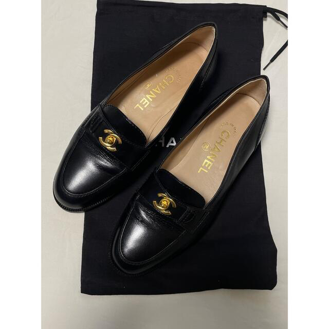 CHANEL ヴィンテージ ターンロックローファー coren-ap.gov.br
