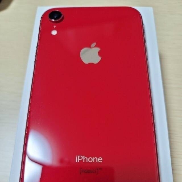 【美品】iPhone XR 128G 本体 RED SIMロック解除済み 1