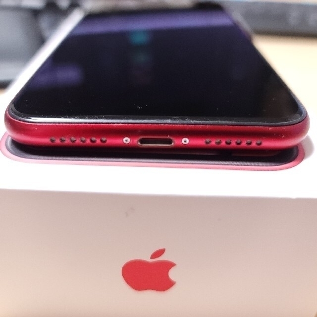 【美品】iPhone XR 128G 本体 RED SIMロック解除済み 4