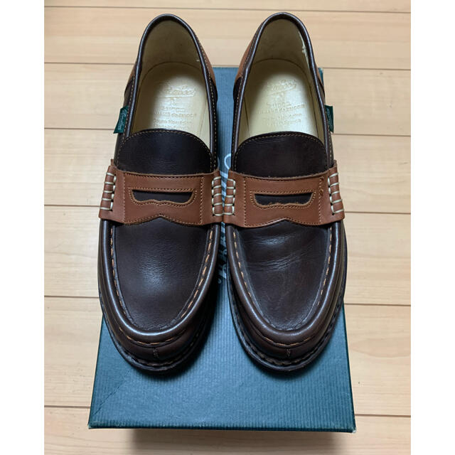 Paraboot(パラブーツ)の新品　同様　パラブーツ レディース　オルセー　ズッカ別注　サイズ3.5 レディースの靴/シューズ(ローファー/革靴)の商品写真