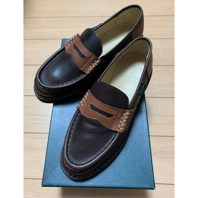 Paraboot(パラブーツ)の新品　同様　パラブーツ レディース　オルセー　ズッカ別注　サイズ3.5 レディースの靴/シューズ(ローファー/革靴)の商品写真