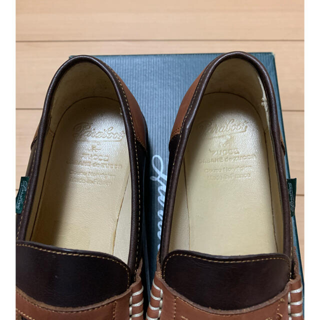 Paraboot(パラブーツ)の新品　同様　パラブーツ レディース　オルセー　ズッカ別注　サイズ3.5 レディースの靴/シューズ(ローファー/革靴)の商品写真