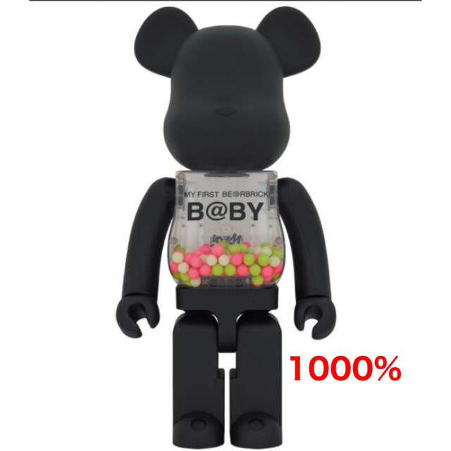 MEDICOM TOY(メディコムトイ)のMY FIRST BE@RBRICK B@BY MATT BLACK 1000% エンタメ/ホビーのフィギュア(その他)の商品写真