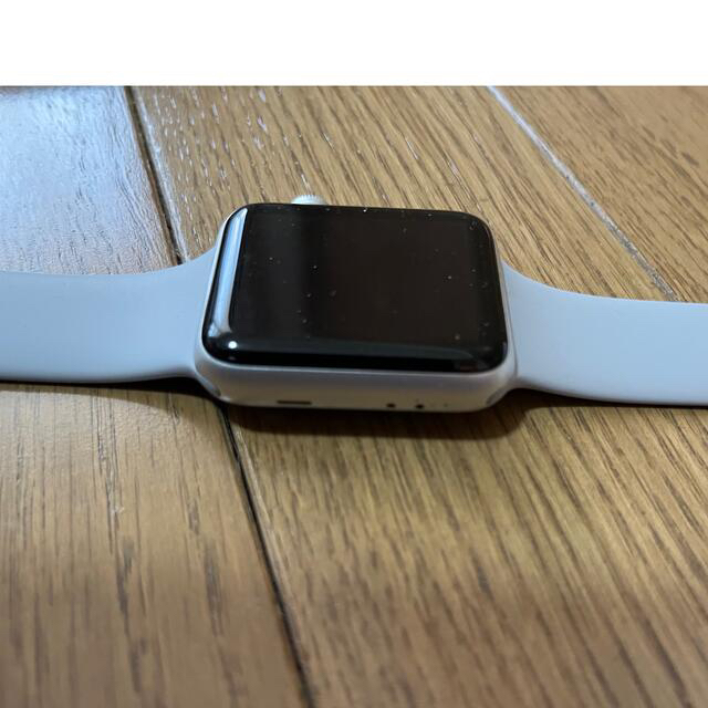 Apple Watch(アップルウォッチ)のアップル apple watch3   シルバーアルミ フォッグスポーツ gps スマホ/家電/カメラのスマートフォン/携帯電話(その他)の商品写真