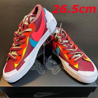 サカイ(sacai)のKAWS × sacai × Nike Blazer Low "Team Red(スニーカー)