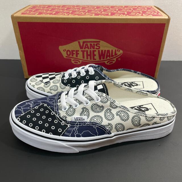 新品 VANS AUTHENTIC MULE テキスタイル