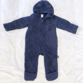 ベビーギャップ(babyGAP)のくま耳ボアボディオール(カバーオール)