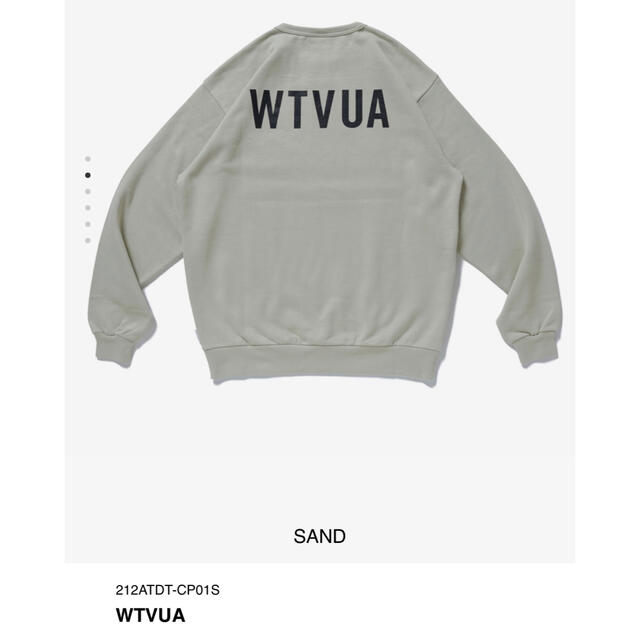 W)taps(ダブルタップス)のWTAPS WTVUA スウェット　GOLD XLサイズ　ダブルタップス メンズのトップス(スウェット)の商品写真