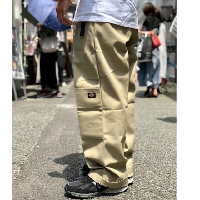 新品未使用　Dickies ダブルニー　カーキ　size:34×32