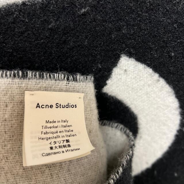 Acne studios ロゴ マフラー