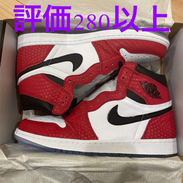 【【元旦限定セール】air jordan 1 スパイダーマン 27㎝ aj1