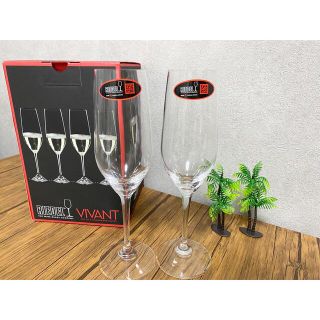 リーデル(RIEDEL)のRIEDEL リーデル　シャンパングラス　VIVANT アルコールグラス　2個(グラス/カップ)