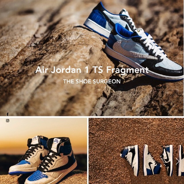 NIKE(ナイキ)のTHE SHOE SURGEON Travis Jordan 1 Low メンズの靴/シューズ(スニーカー)の商品写真