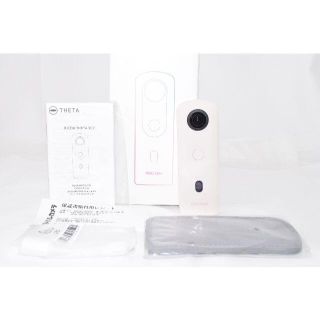 リコー(RICOH)の綺麗な展示品☆RICOH THETA SC2 ベージュ☆全天球カメラ(ビデオカメラ)