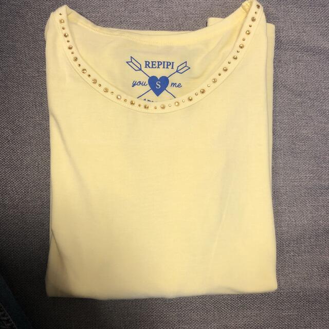 repipi armario(レピピアルマリオ)のレピピアルマリオ 長袖 Tシャツ 黄色 S レディースのトップス(Tシャツ(長袖/七分))の商品写真