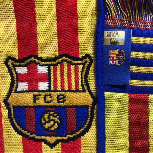 マルセロ様専用　FC BARCELONA バルセロナ マフラータオル スポーツ/アウトドアのサッカー/フットサル(応援グッズ)の商品写真