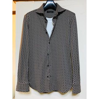 アバハウス(ABAHOUSE)のSALE【RECENCY OF MINE】美品 ジオメトリック柄スキッパーシャツ(シャツ)