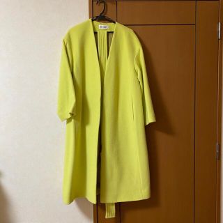 ディーホリック(dholic)の【カオル様専用】SNIDEL yellow coat(ロングコート)