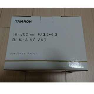 タムロン(TAMRON)の新品未使用　18-300mm F/3.5-6.3 Di III-A VC VXD(レンズ(ズーム))