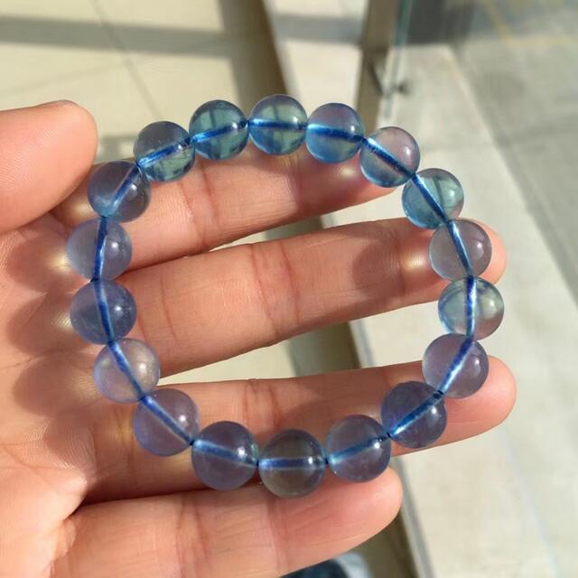 天然無処理 アクアマリン ブレスレット 31.9g | sociedadsostenible.co