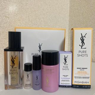 イヴサンローランボーテ(Yves Saint Laurent Beaute)のイヴ・サンローラン ピュアショット ナイトセラム 30ml スターターキット(美容液)