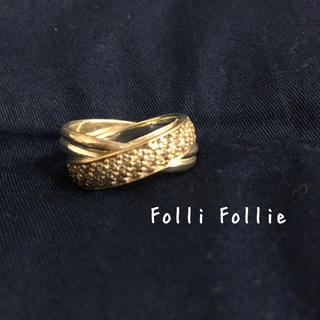 フォリフォリ(Folli Follie)のフォリフォリ キラキラ石シルバーリング(リング(指輪))