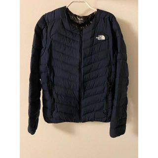 ザノースフェイス(THE NORTH FACE)のノースフェイス　サンダーラウンドネックジャケット　ネイビー　インナーダウン(ダウンジャケット)