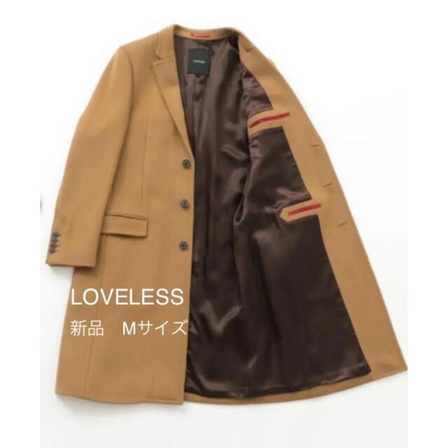 メンズLOVELESS 定番人気　チェスターコート　Mサイズ