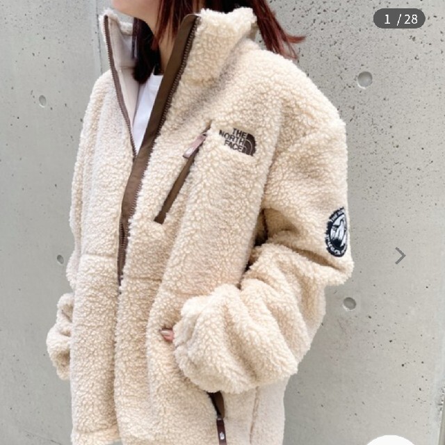 THE NORTH FACE(ザノースフェイス)のレディースオススメサイズノースフェイスリモフリースジャケットベージュ メンズのジャケット/アウター(ブルゾン)の商品写真