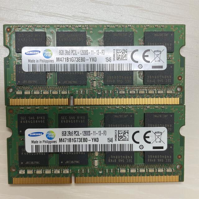 Samsung 8GB sodimm RAM 2個 DDR3 16GB